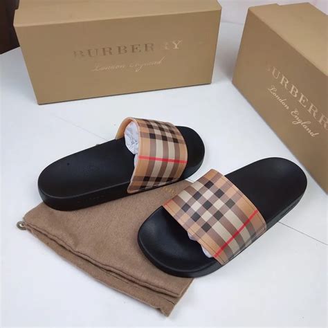 burberry slippers for men